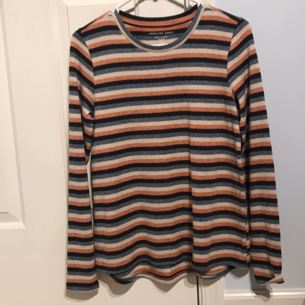 American Eagle soft and sexy plush long sleeve tee